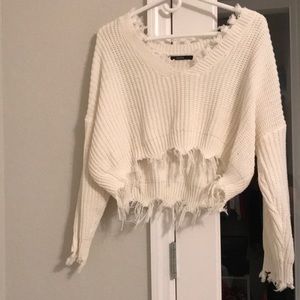 Long sleeve crop top